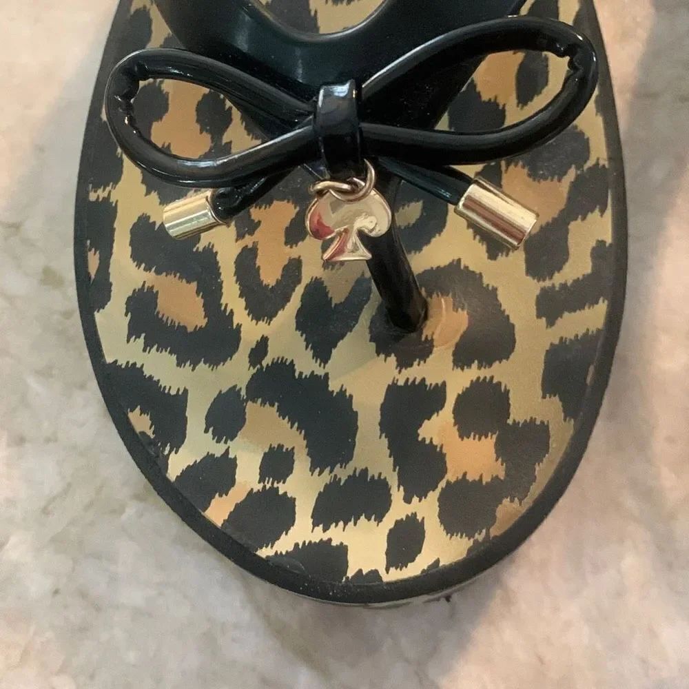 KATE SPADE Platform Flip Flops Size 8 - Picture 4 of 7